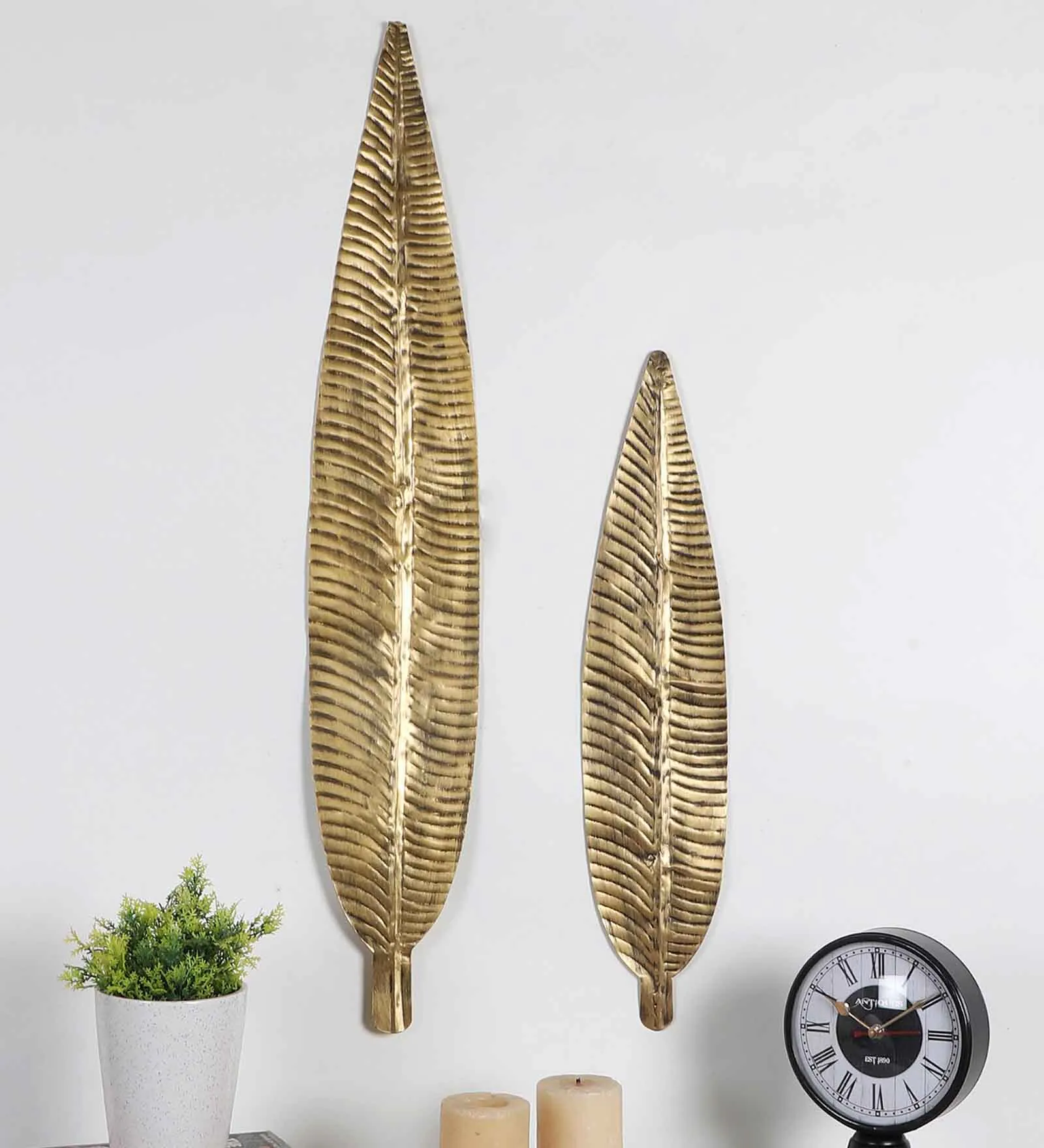 Golden Leaf Stretch Decor