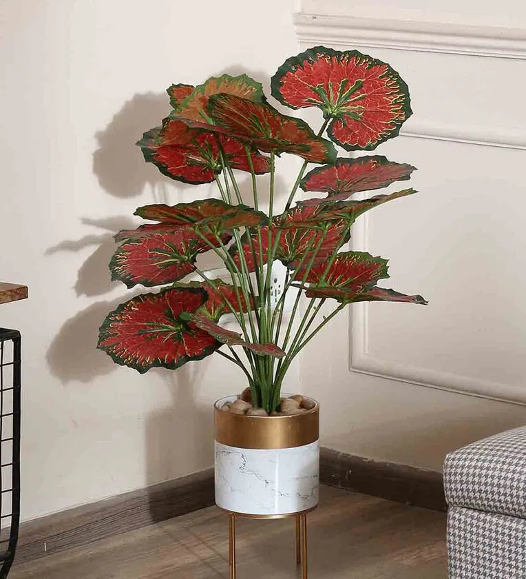 NatureVibe Leaf Decor Artificial Plant